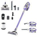 Devanti Stick Vacuum Cleaner Bagless Cordless 150W Purple-1