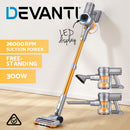 Devanti 300W Stick Vacuum Cleaner Cordless Self-Standing Golden-2