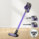 Devanti Stick Vacuum Cleaner Cordless Roller Brush 150W Purple-1
