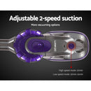Devanti Stick Vacuum Cleaner Cordless Roller Brush 150W Purple-5