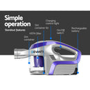 Devanti Stick Vacuum Cleaner Roller Brush Cordless 150W Purple-4