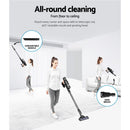 Devanti Stick Vacuum Cleaner Brushless Cordless 350W Grey-5