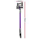 Devanti Stick Vacuum Cleaner Bagless Cordless 120W Purple-8