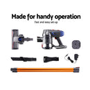 Devanti Stick Vacuum Cleaner Bagless Cordless 150W Gold-7