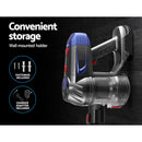 Devanti Stick Vacuum Cleaner Bagless Cordless Red 150W-8