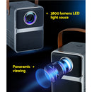 Devanti Portable Mini Video Projector 4K Wifi Home Theater HDMI Support 1080P-5