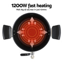 Devanti 5L Wax Melter Candle Making 1200W Melting Pot Furnace Quick Pour Spout Soy Soap-5