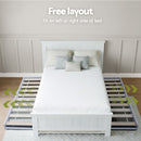 Artiss Bed Frame King Single and Bookshelf-5