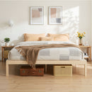 Artiss Bed Frame King Size Wooden Base Mattress Platform Timber Pine BRUNO-1