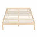 Artiss Bed Frame Queen Size Wooden Base Mattress Platform Timber Pine BRUNO-6