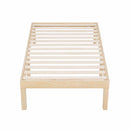 Artiss Bed Frame Single Size Wooden Base Mattress Platform Timber Pine BRUNO-3
