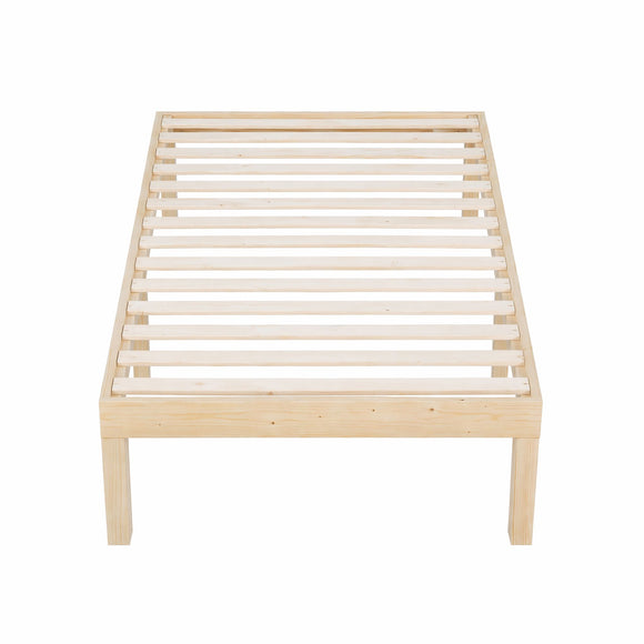 Artiss Bed Frame Single Size Wooden Base Mattress Platform Timber Pine BRUNO