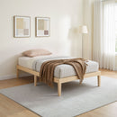 Artiss Bed Frame Single Size Wooden Base Mattress Platform Timber Pine BRUNO-6