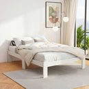 Artiss Bed Frame Double Size Wooden White JADE-1