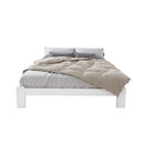 Artiss Bed Frame Double Size Wooden White JADE-2