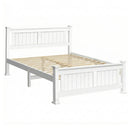 Double Size Wooden Bed Frame - White-2