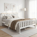 Artiss Double Full Size Wooden Bed Frame PONY Timber Mattress Base Bedroom Kids-1