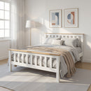 Artiss Double Full Size Wooden Bed Frame PONY Timber Mattress Base Bedroom Kids-8