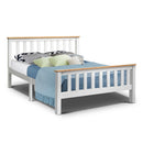 Artiss Double Full Size Wooden Bed Frame PONY Timber Mattress Base Bedroom Kids-1