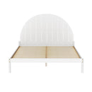 Artiss Bed Frame Queen Size Wooden White DALY-3