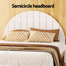 Artiss Bed Frame Queen Size Wooden White DALY-4