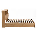 Artiss King Single Bed Frame with Storage, 4 Drawers, USB and Night Light Natural-4