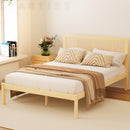 Artiss Bed Frame Double Size Rattan Wooden RITA-7