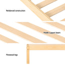 Artiss Bed Frame Single Size Rattan Wooden RITA-6