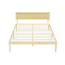 Artiss Bed Frame Queen Size Wooden Base Mattress Platform Timber Pine YUMI-3