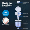 Devanti Water Cooler Dispenser Bench Top White-5