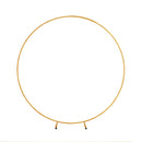 2M Round Backdrop Stand Wedding Background Decoration Party Flower Balloon Display-1