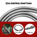 Giantz Water Hose Stainless Steel 30M with Spray Nozzle-4