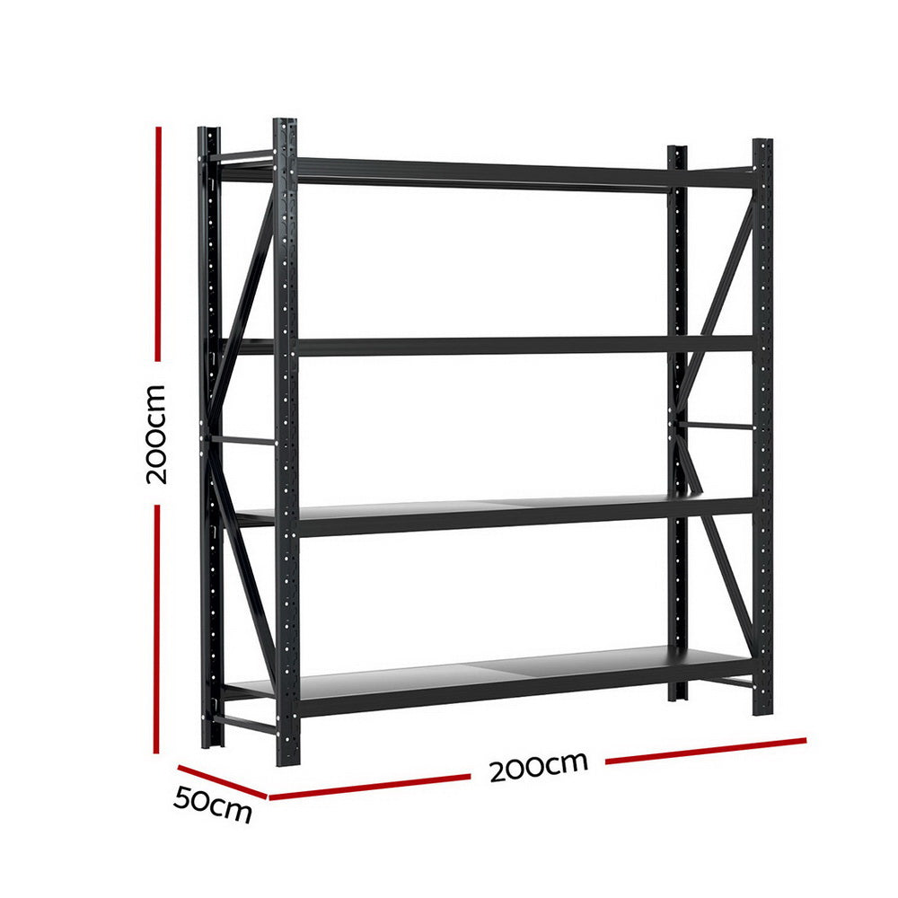 Giantz 2Mx2M Warehouse Shelving Garage Rack - 0