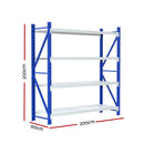 Giantz 2Mx2M Warehouse Shelving Garage Rack-2