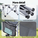 Weisshorn Camping Chair Adjustable Reclining Portable Outdoor Folding Chair Grey-8