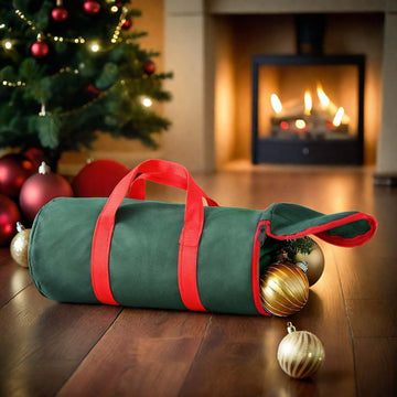 Jingle Jollys Christmas Baubles Storage Bag Xmas Ornaments Bag Container Green - 0