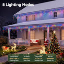 Jingle Jollys 32M Christmas Lights Icicle String Light 960 LED Multi-coloured-3