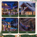 Jingle Jollys 32M Christmas Lights Icicle String Light 960 LED Multi-coloured-6