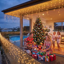 Jingle Jollys 32M Christmas Lights Icicle String Light 960 LED Decor Warm White-7