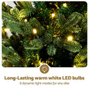 Jingle Jollys Christmas Tree 1.2M LED Potted Xmas Tree Party Decor 8 Light Modes-5