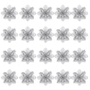 Jingle Jollys 20Pcs Christmas Tree Flower Set Garland Wreath Poinsettia Decorations-4