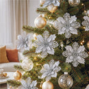 Jingle Jollys 20Pcs Christmas Tree Flower Set Garland Wreath Poinsettia Decorations-10