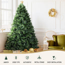 Jingle Jollys Christmas Tree 2.4M Xmas Tree Decorations Pine Needles 2100 Tips-4