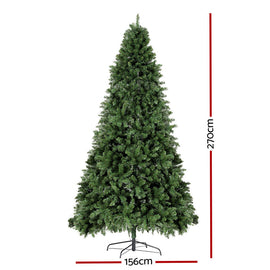Jingle Jollys Christmas Tree 2.7M LED Xmas Tree Party Decorations 2590 Tips - 0