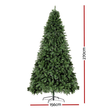 Jingle Jollys Christmas Tree 2.7M LED Xmas Tree Party Decorations 2590 Tips - 0