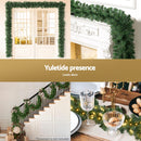 Jingle Jollys 20M Christmas Garland LED Lights Party Xmas Decorations 1400 Tips-5