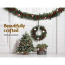 Jingle Jollys 2.7m Christmas Garland with Decorations Xmas Wedding Party-7