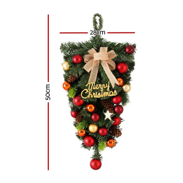 Jingle Jollys Hanging Christmas Garland 50CM Ornaments Party Decorations - 0