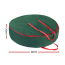 Jingle Jollys Christmas Garland Wreath Storage Bag Baubles Ornaments Container-2