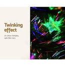 Jingle Jollys 1.2m Christmas Tree Optic Fibre LED Xmas tree Multi Colour-5